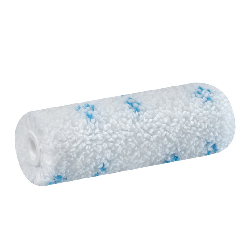 WESTEX rouleau de peinture petite surface MICROSTAR, 100 mm, blanc/bleu, 10 pièces